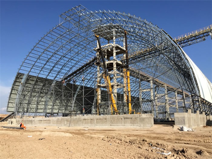 茂名煤机油桶翘工程网架